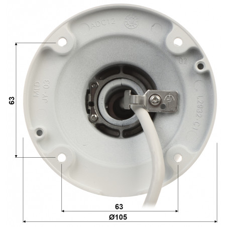 Pohlad zo strany pripevnenia kamery