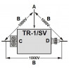 Schéma optoizolácie TR-1/SV