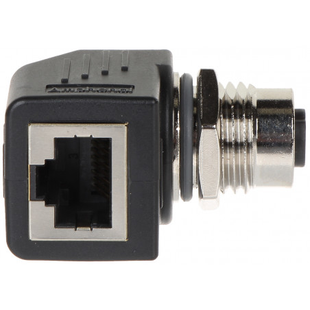 UHLOVÁ PRIECHODKA M12D-G/RJ45-G