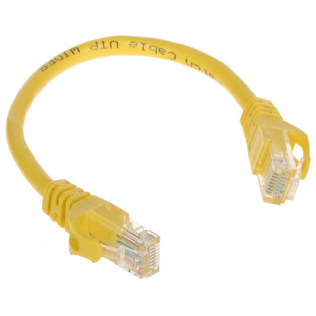 PATCHCORD RJ45/0.2-YELLOW 0.2 m