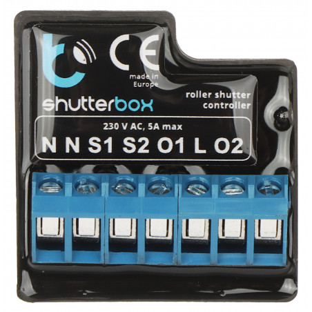 SMART CONTROLLER FOR ROLLER SHUTTERS SHUTTERBOX/BLEBOX Wi-Fi, 230 V AC