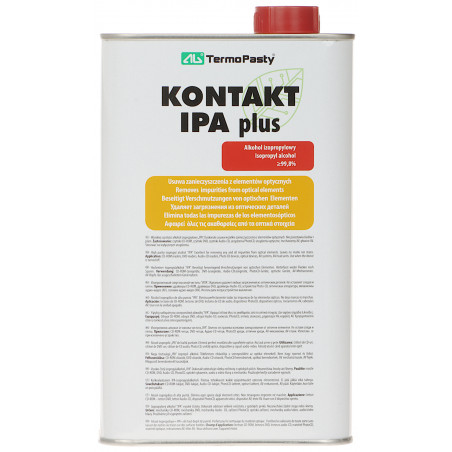 IZOPROPYLALKOHOL KONTAKT-IPA-PLUS/1000 KOVOVÝ KANISTER 1000 ml AG TERMOPASTY