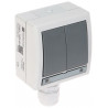 DVOJITÝ LUSTROVÝ VYPÍNAC AQUANT-LS2/EPN 250 V 10 A Elektro-Plast