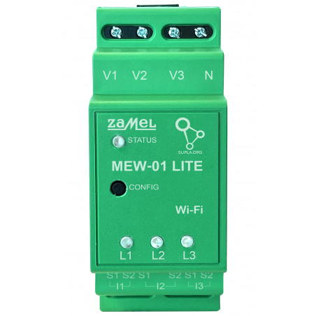 MONITOR ELEKTRICKEJ ENERGIE MEW-01/LITE SUPLA TROJFÁZOVÝ ZAMEL