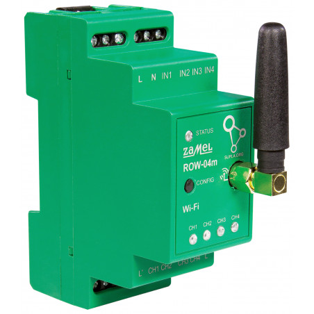 INTELIGENTNÝ PREPÍNAC ROW-04M Wi-Fi SUPLA ZAMEL