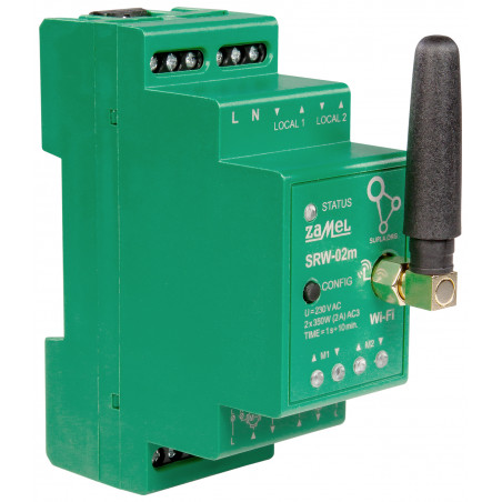 INTELIGENTNÝ OVLÁDAC ROLIET SRW-02M Wi-Fi 230 V AC ZAMEL