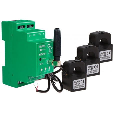 MONITOR ELEKTRICKEJ ENERGIE MEW-01/ANT SUPLA TROJFÁZOVÝ ZAMEL