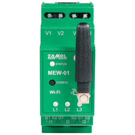 MONITOR ELEKTRICKEJ ENERGIE MEW-01/ANT SUPLA TROJFÁZOVÝ ZAMEL