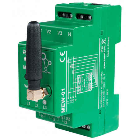 MONITOR ELEKTRICKEJ ENERGIE MEW-01/ANT SUPLA TROJFÁZOVÝ ZAMEL